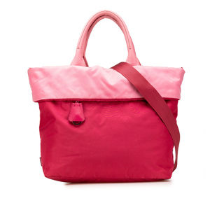 Pre-Loved Prada Tessuto Reversible Satchel